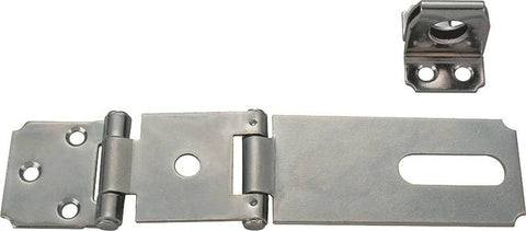 Hasp Safety Hinge Dbl 3-1-2 In