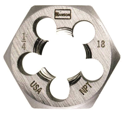 Die Hexagon 3-8in-18npt Steel