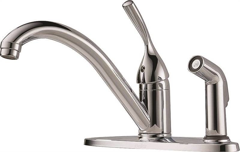 Kitchen Faucet Sngl Spray Chrm