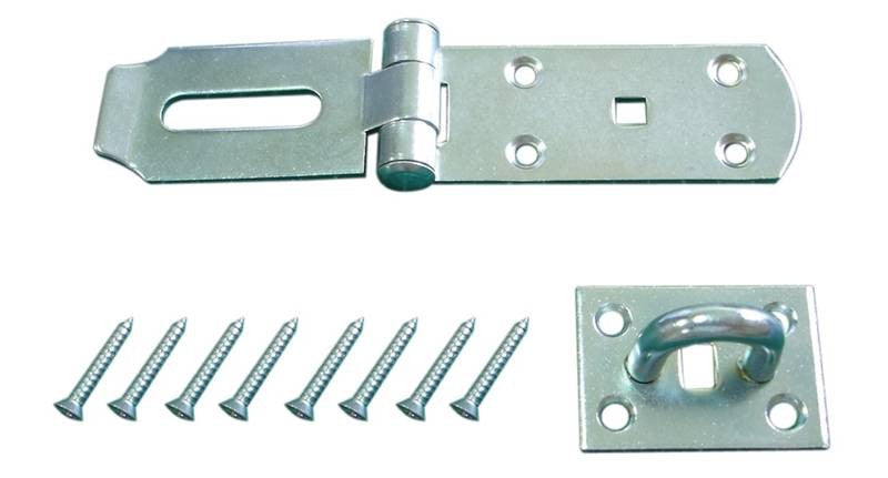 Hinge Hasp Hd Zn Stl 4x1-3-4in