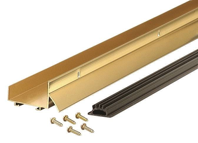 Door Bottom Alum Gold 1-3-8x36