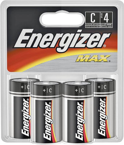 Battery Max C Alkaline 4-pk