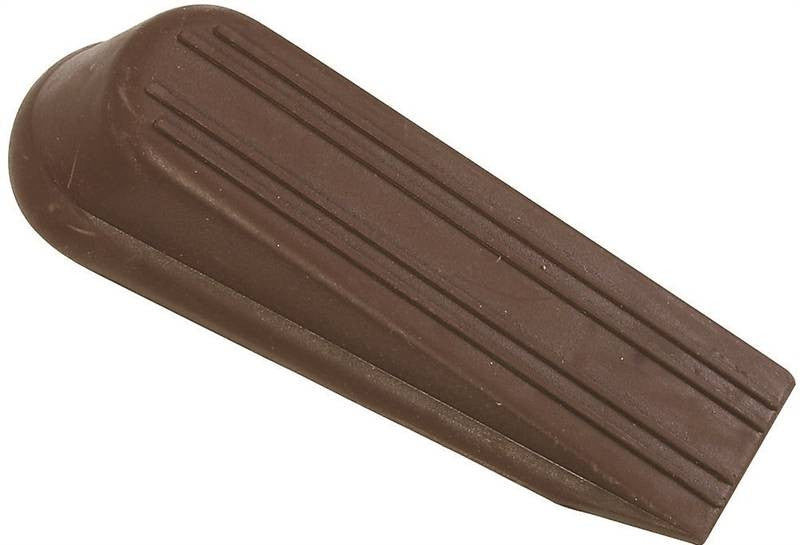 Doorstop Wedge Rubber 1-1-4 Br