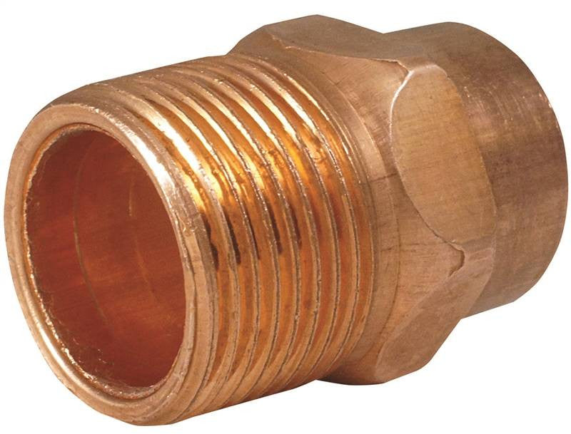 Adapter Male Copper 1-2