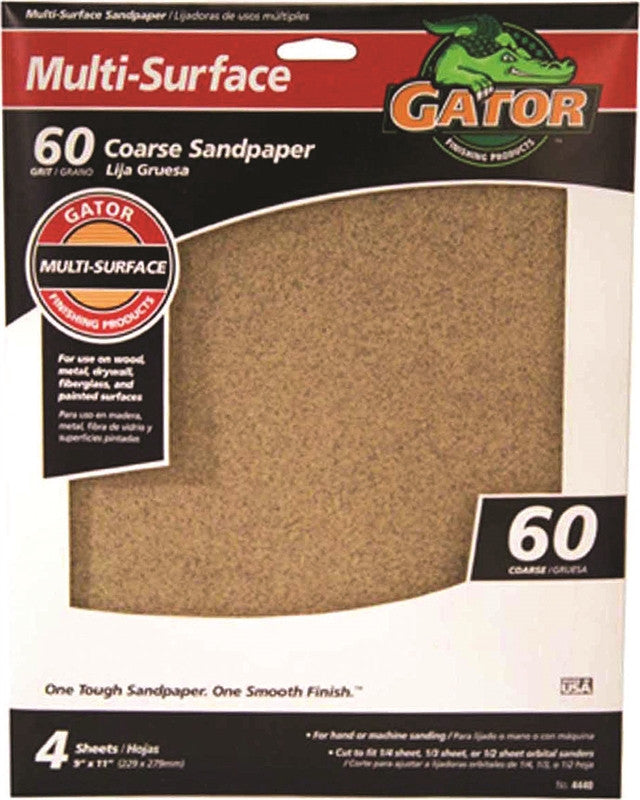 Sandpaper Al Oxide 9x11in 60