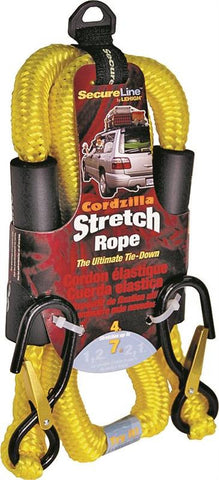 Cordzilla 4' Stretch Rope Yllw