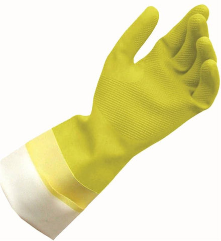 Glove Latex Cleaning Ylw Lrg