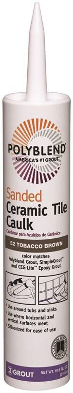 Caulk Tile Sanded Tobacco Brn