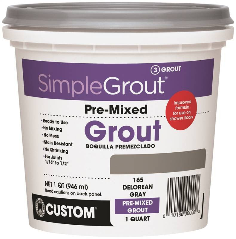 Grout Premix Delorean Gray 1qt