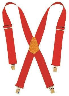 Suspender Web Heavy Duty Red