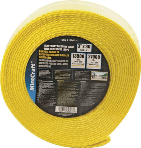 3inx30' Recovery Strap W-loops