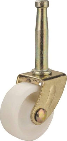 Caster Swive 2in White-brass