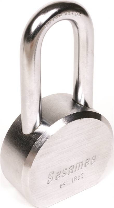 Padlock Steel 2in Vert Clr K-d