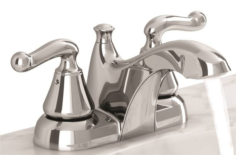 Lav Faucet 2-hndl Popup Chrome