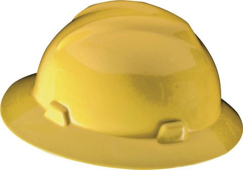 Hat Safety Full Brim Yellow
