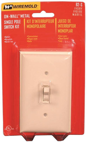 Outlet Box Sgl Switch Ivory