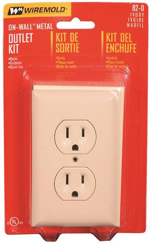 Outlet Box Dup Switch Ivory