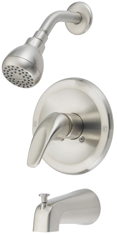 Faucet Tub-shower Sgl Hndl Nkl