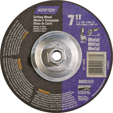 Cutoff Wheel7 X 1-8 X 5-8-11