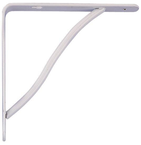 Bracket Shelf Deco White 6x6in