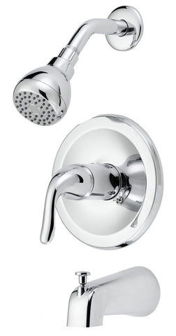 Faucet Tub-shower Sgl Hndl Chr