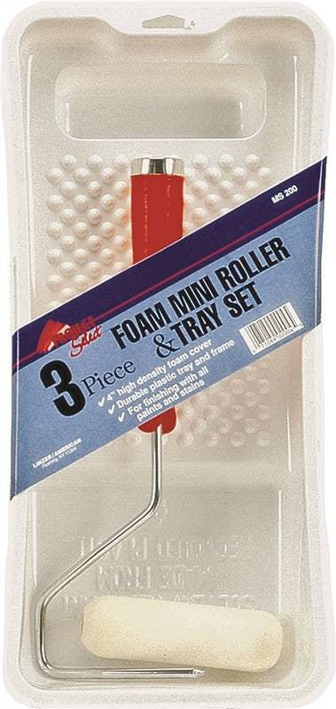 Roller Tray Kit 3pc Plstc 4in