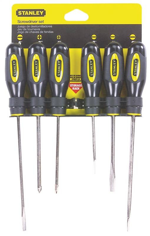 Screwdriver Set 6pc Non-slip