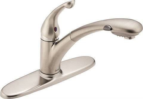 Kitchen Faucet Sngl Pullout Ss