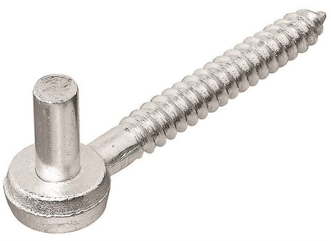 Hook Screw Steel 5-8x5in Zinc
