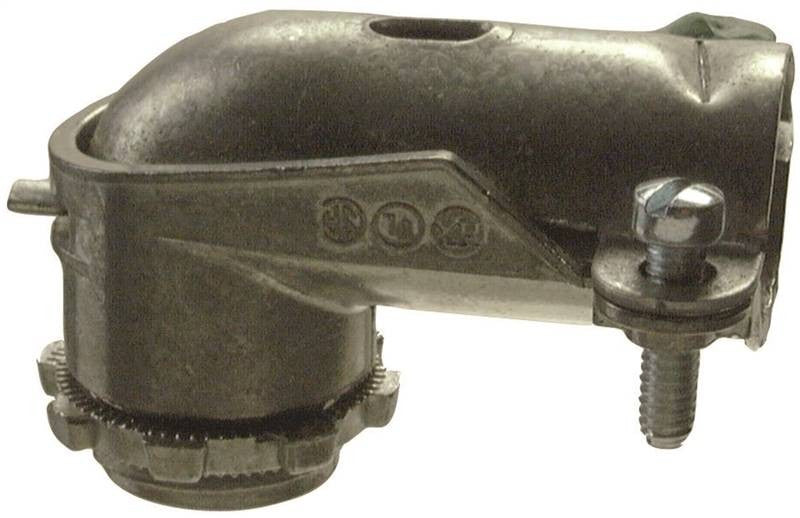 Connector Flex 90d 1-2in Zinc