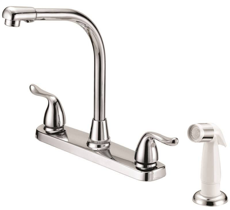 Faucet Kitchen 8in Porc 2hndl