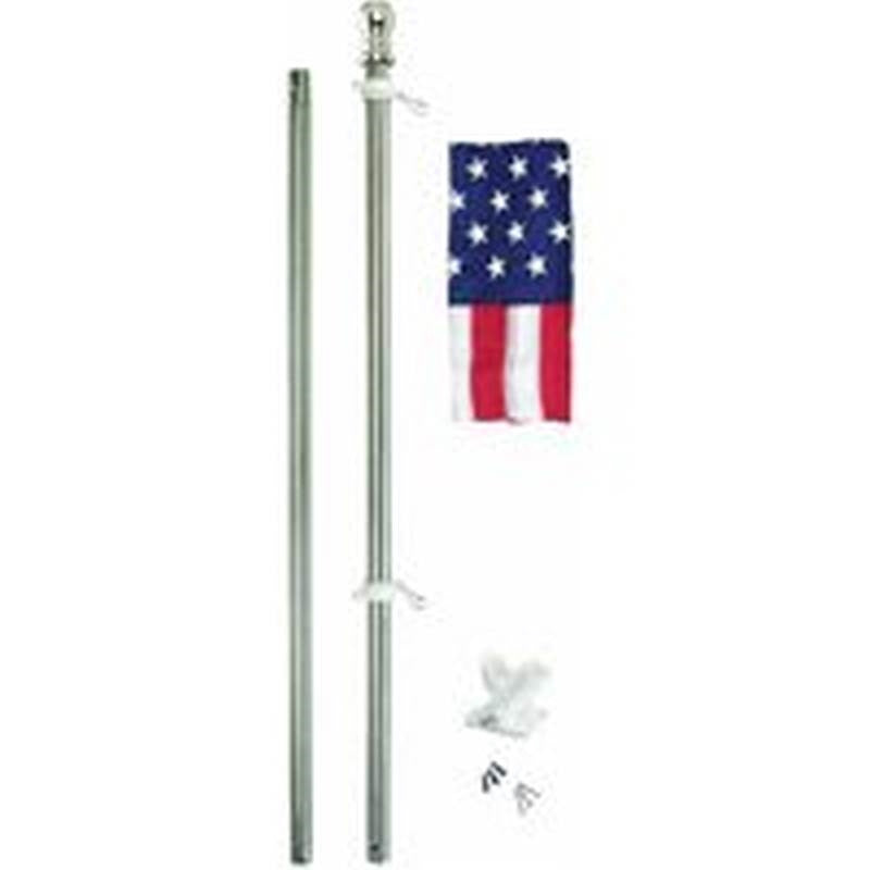 Flag Us Set Nyln 6ft Steel Pol