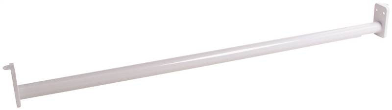 Rod Closet Adj 30-48in White