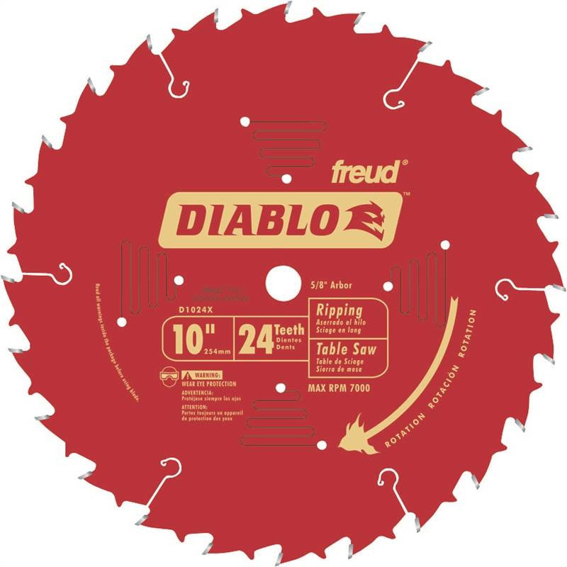 Circ Saw Blade 10in 24t Rip