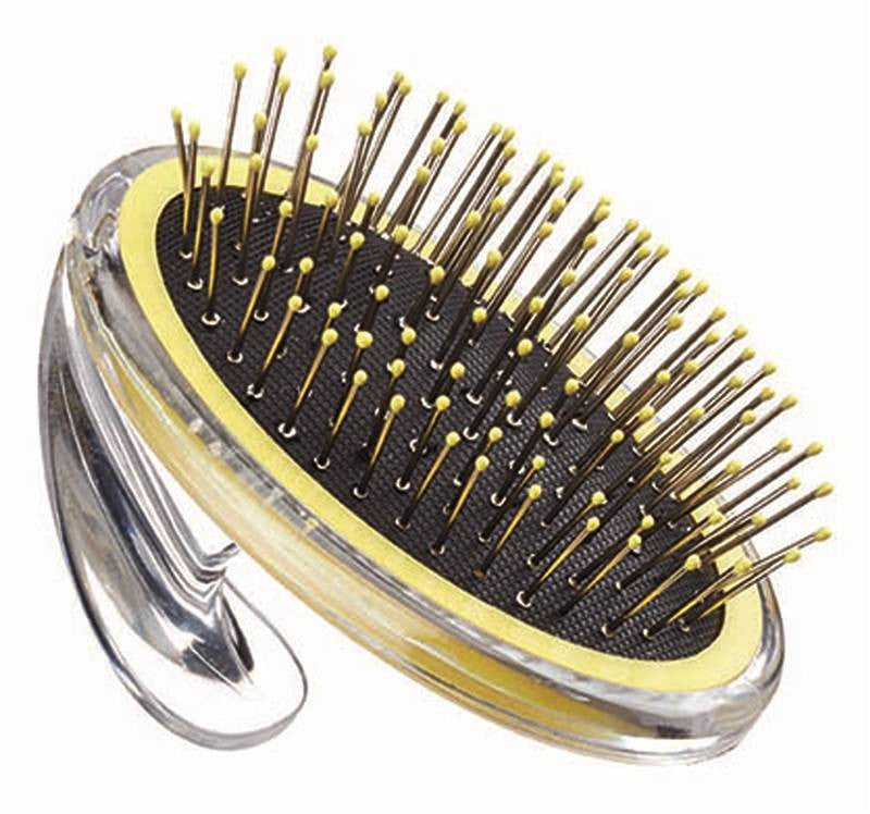 Brush Pet Metal Pin