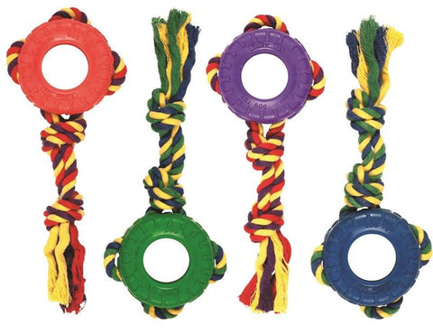 Toy Pet Rope-rubber Tug-toss