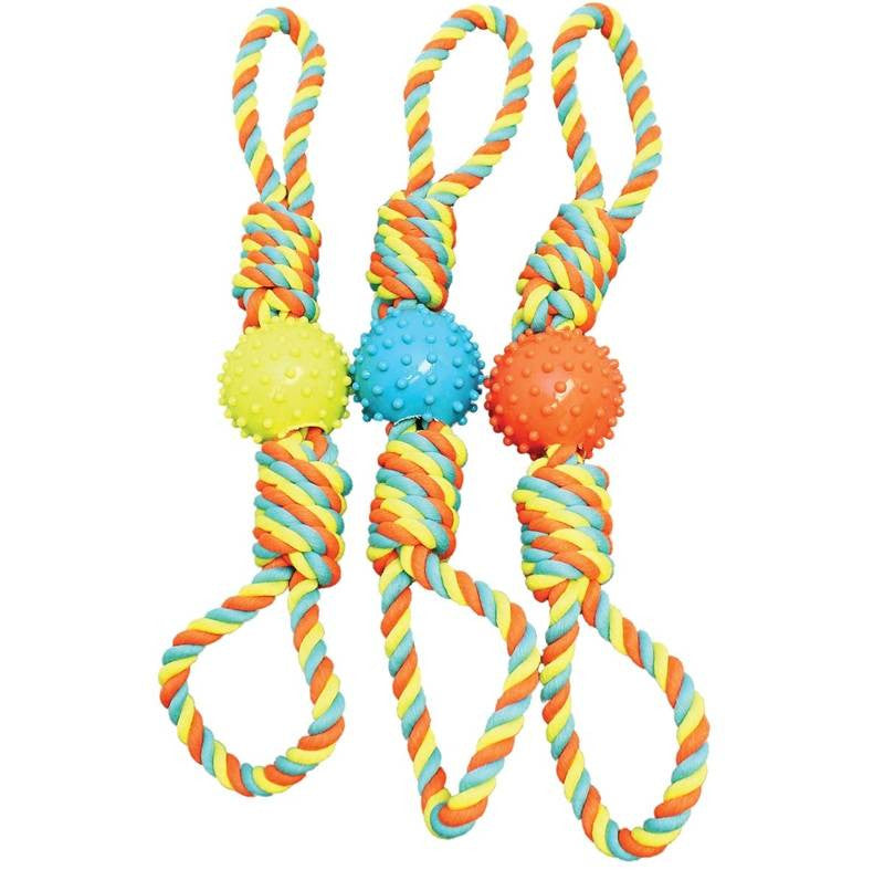 Toy Pet Rope Bone W-tpr Ball