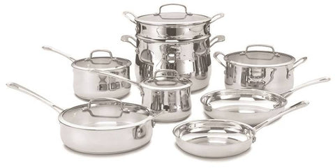 Cookware Stainless 13pc Set