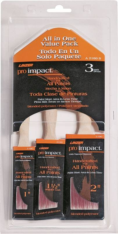 Brush Paint Set Poly Blend 3pc