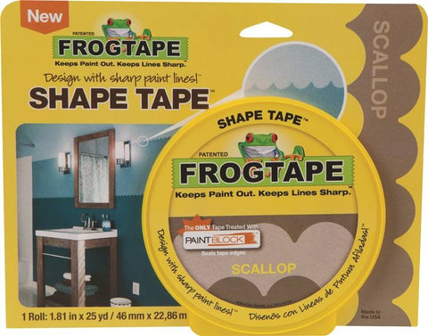 Tape Paint Scallps 1.18inx25yd