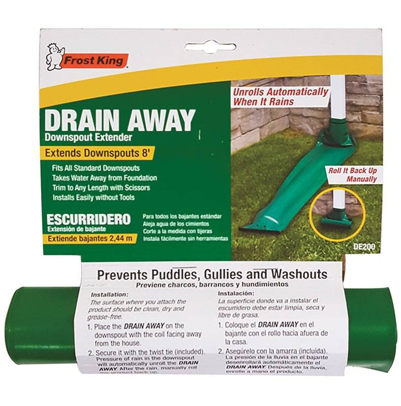 Manual Drain Away 7inx8ft Grn