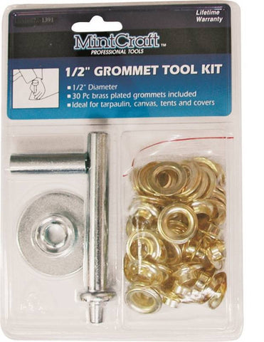 Grommet Tool Kit 1-2in