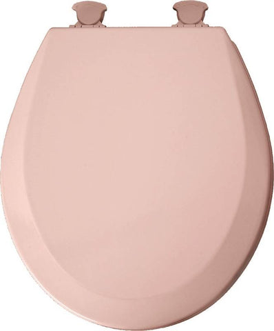 Toilet Seat Rnd Wood Pink