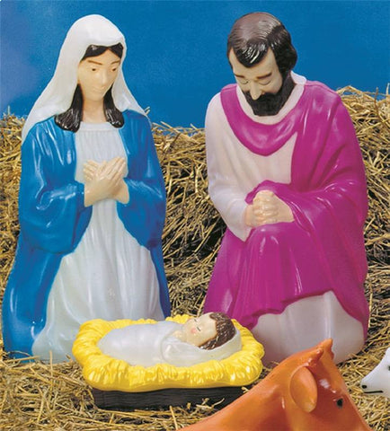 3pc Nativity Set 28"