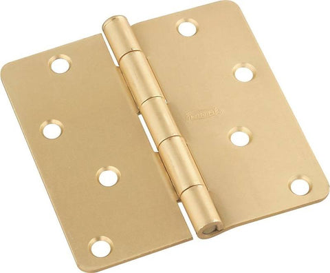 Hinge Door 3-1-2in 1-4rc Brass