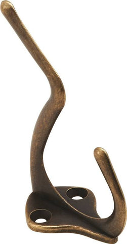 Hook Coat-hat Antique Brass