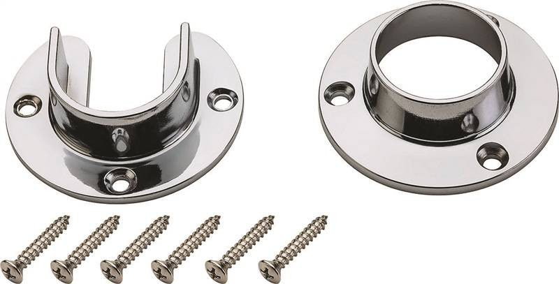 Flange Set Chrome Finish