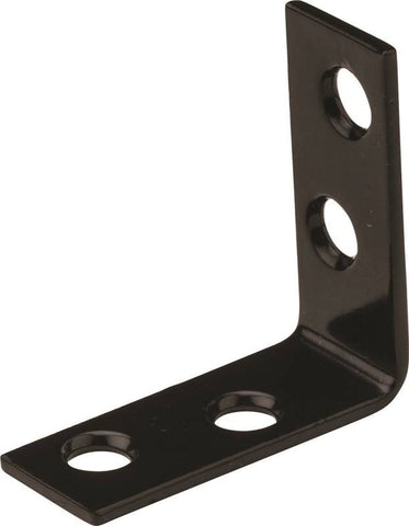 Crnr Brace 1-1-2x5-8in Blk