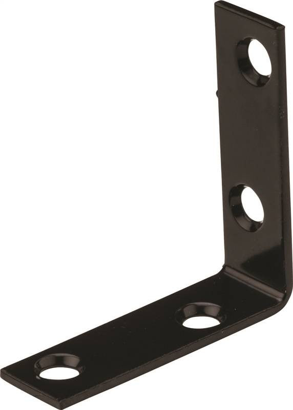 Crnr Brace 2x5-8in Blk