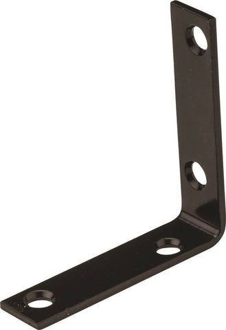 Crnr Brace 2-1-2x5-8in Blk